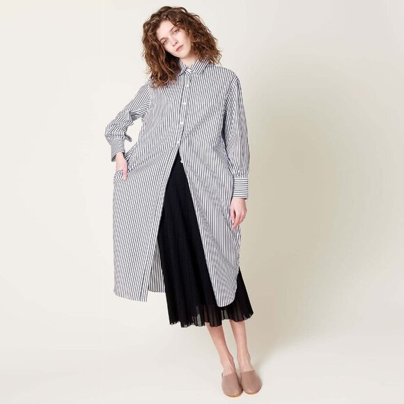 Maria McManus Striped Shirtdress in Black/White, size XS (fits size Small) - Picture 13 of 13